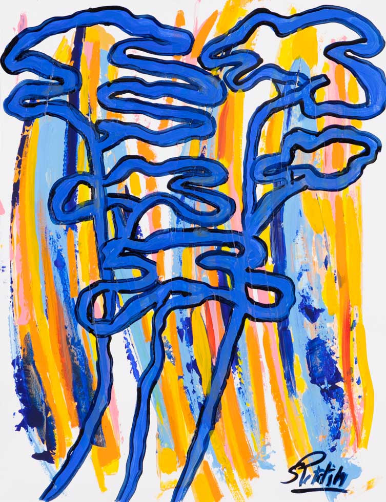 Art Moderne Arbres Et Ville 50 Par 65 Cm Site Internet