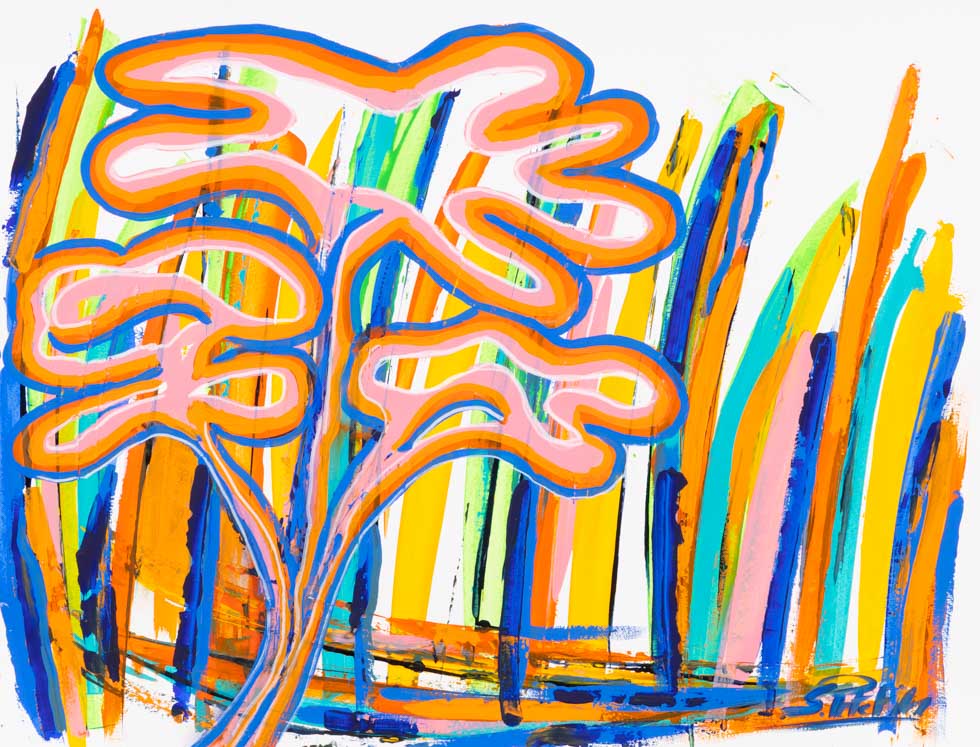Art Moderne Les Arbres Heureux 50 Par 65 Cm Site Internet