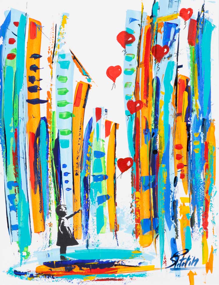 Art Moderne Les Coeurs De L Espoir 50 Par 65 Cm Site Internet