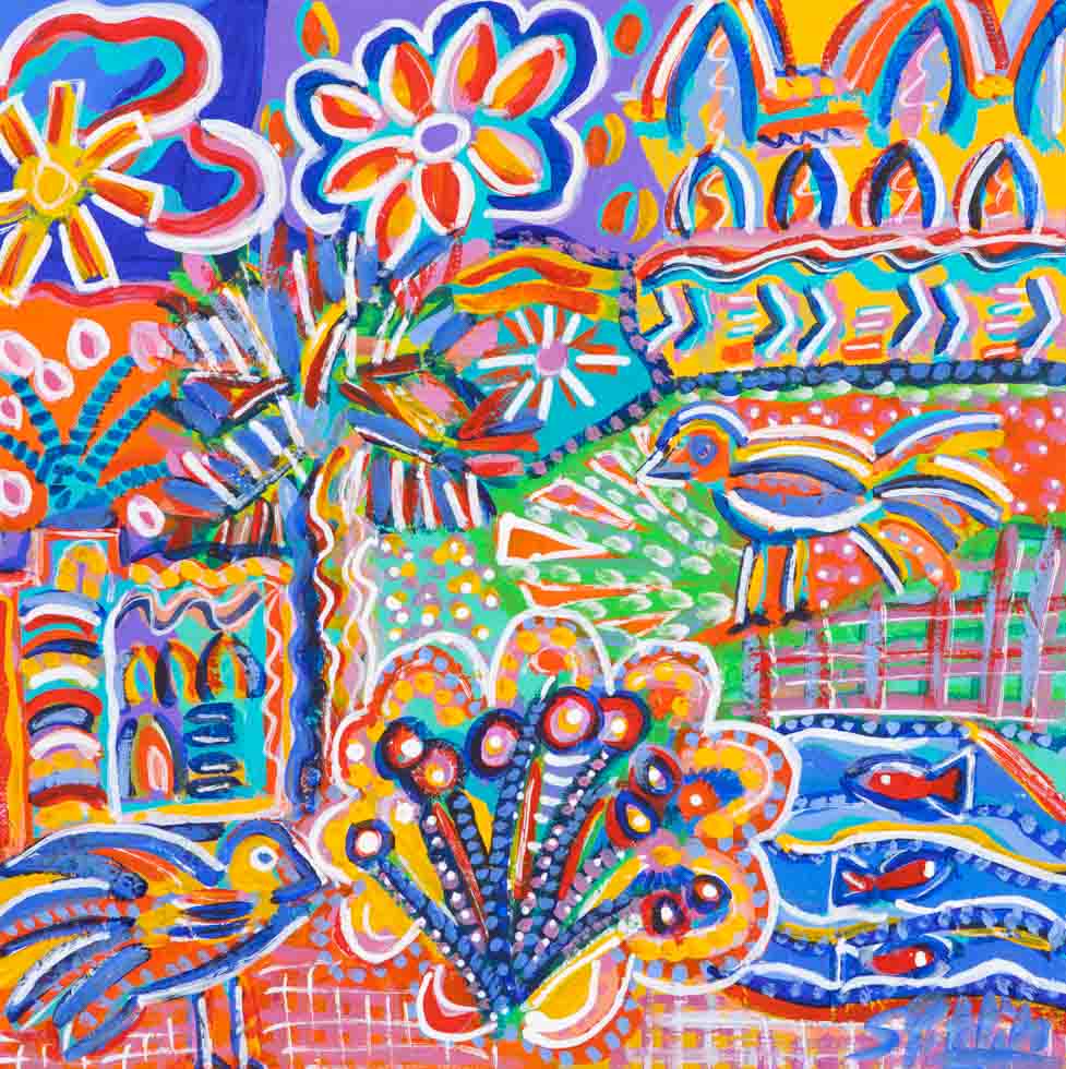 Regard Lointain Joyeux Paradis 40 Par 40 Cm Site Internet