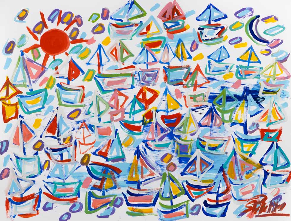 Mer En Avant Petits Bateaux 50 Par 65 Cm Site Internet