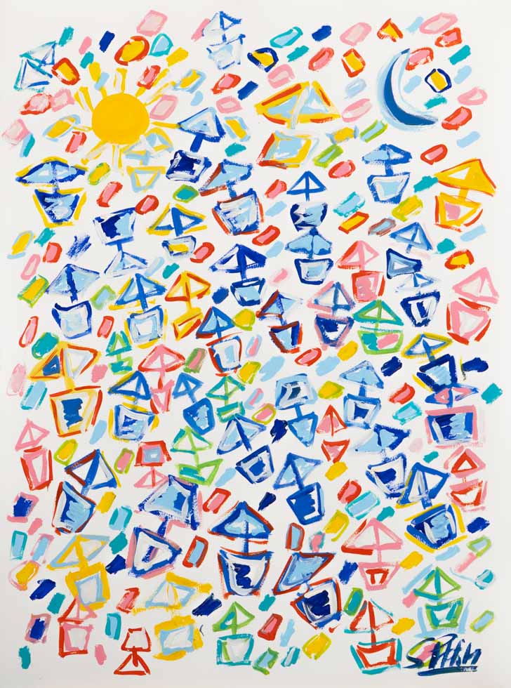 Mer Les Petits Voiliers De L Ocean 77 Par 57 Cm Site Internet